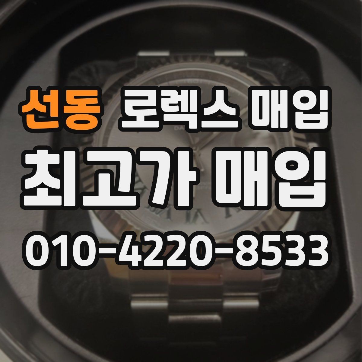 선동 로렉스 매입 다이얼 색상에 따라 달라지는 시세