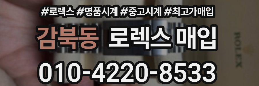 감북동 로렉스 매입