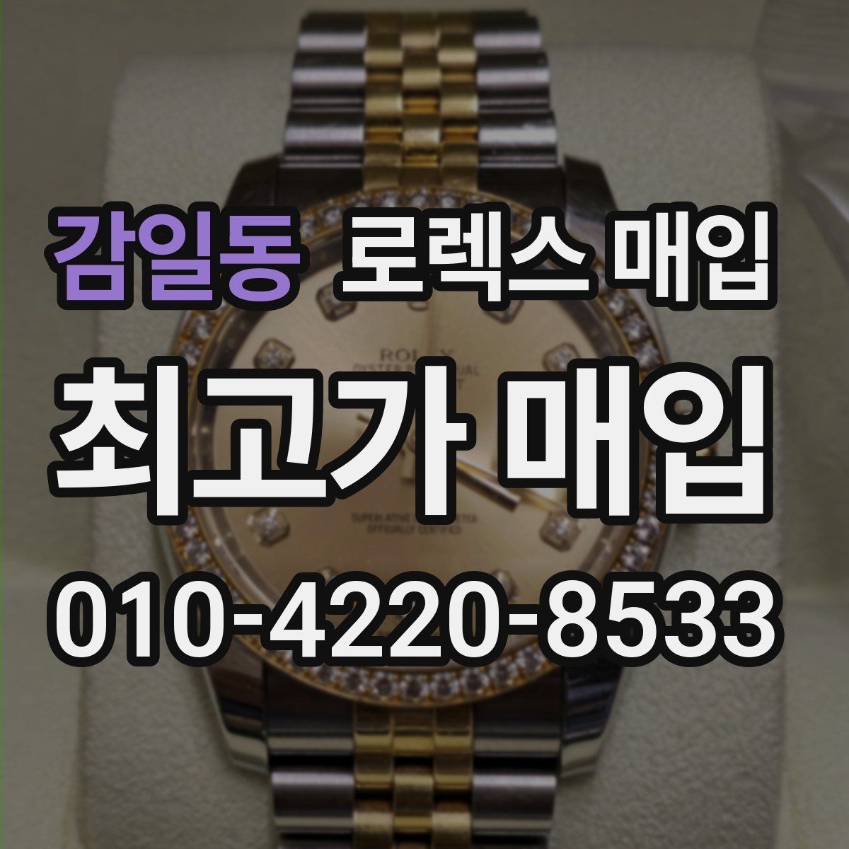 감일동 로렉스 매입 데이데이 모델 감정 시 핵심 포인트