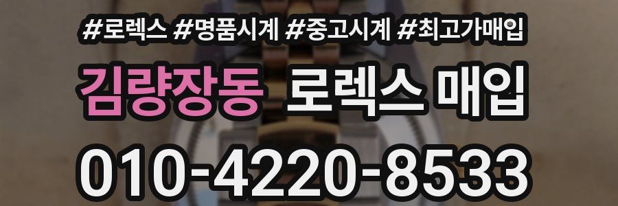김량장동 로렉스 매입