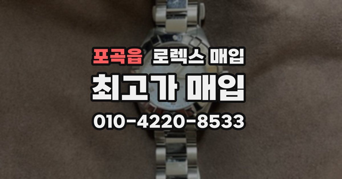 포곡읍 로렉스 매입