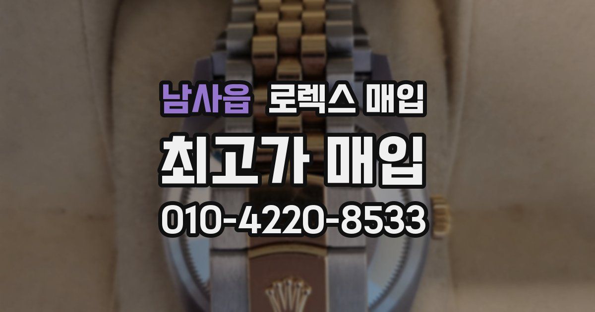 남사읍 로렉스 매입