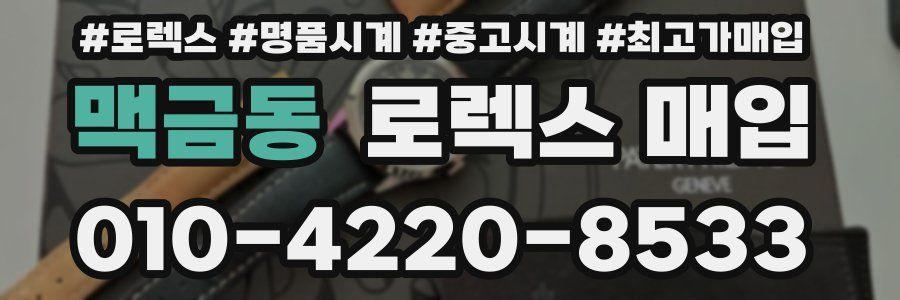 맥금동 로렉스 매입
