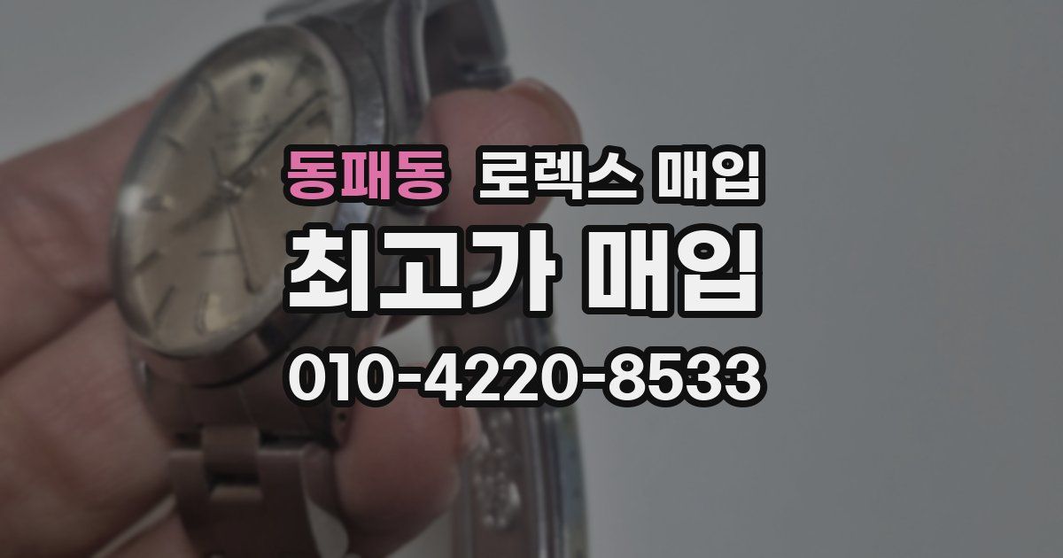 동패동 로렉스 매입