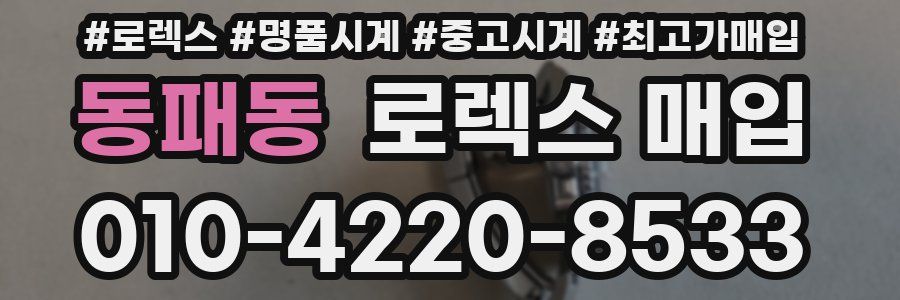 동패동 로렉스 매입