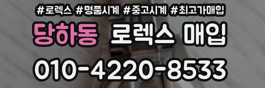 당하동 로렉스 매입