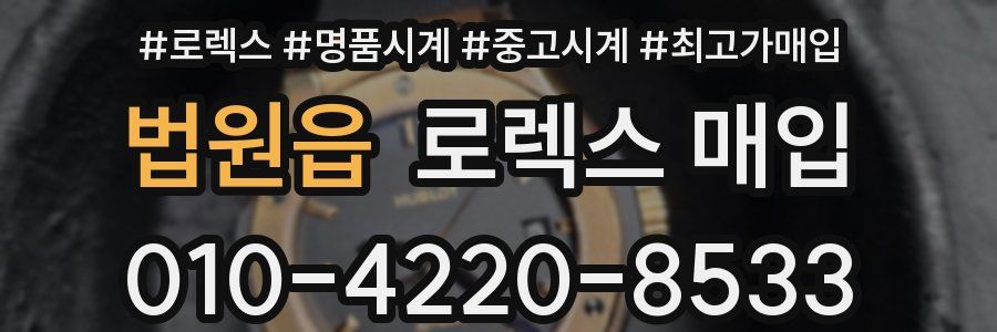법원읍 로렉스 매입