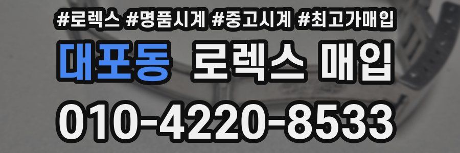 대포동 로렉스 매입