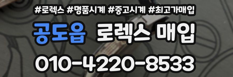 공도읍 로렉스 매입