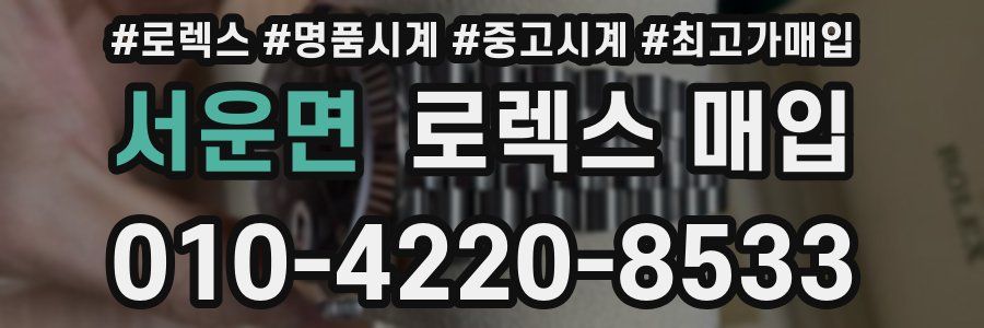 서운면 로렉스 매입