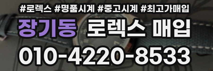 장기동 로렉스 매입