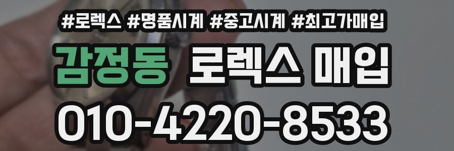 감정동 로렉스 매입