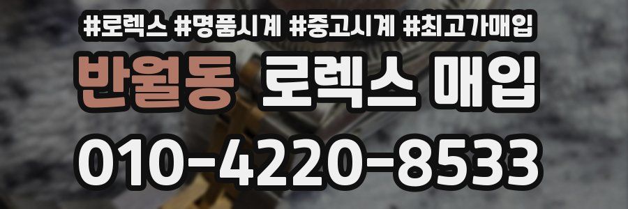 반월동 로렉스 매입