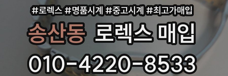 송산동 로렉스 매입