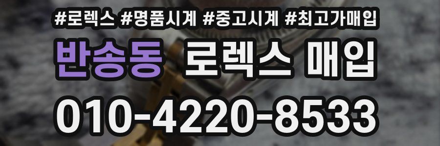 반송동 로렉스 매입