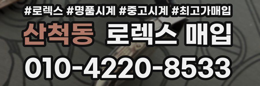 산척동 로렉스 매입