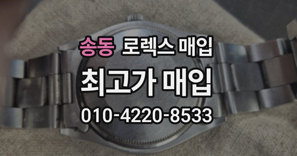 송동 로렉스 매입