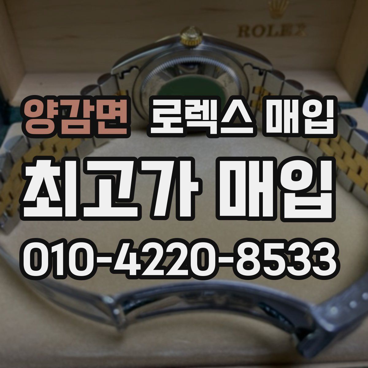 양감면 로렉스 매입