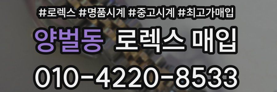 양벌동 로렉스 매입