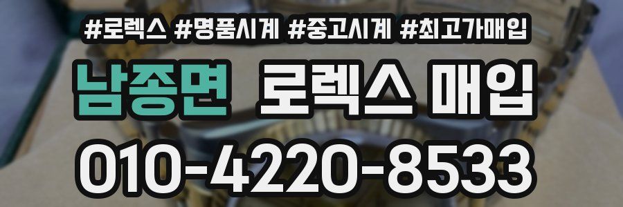 남종면 로렉스 매입