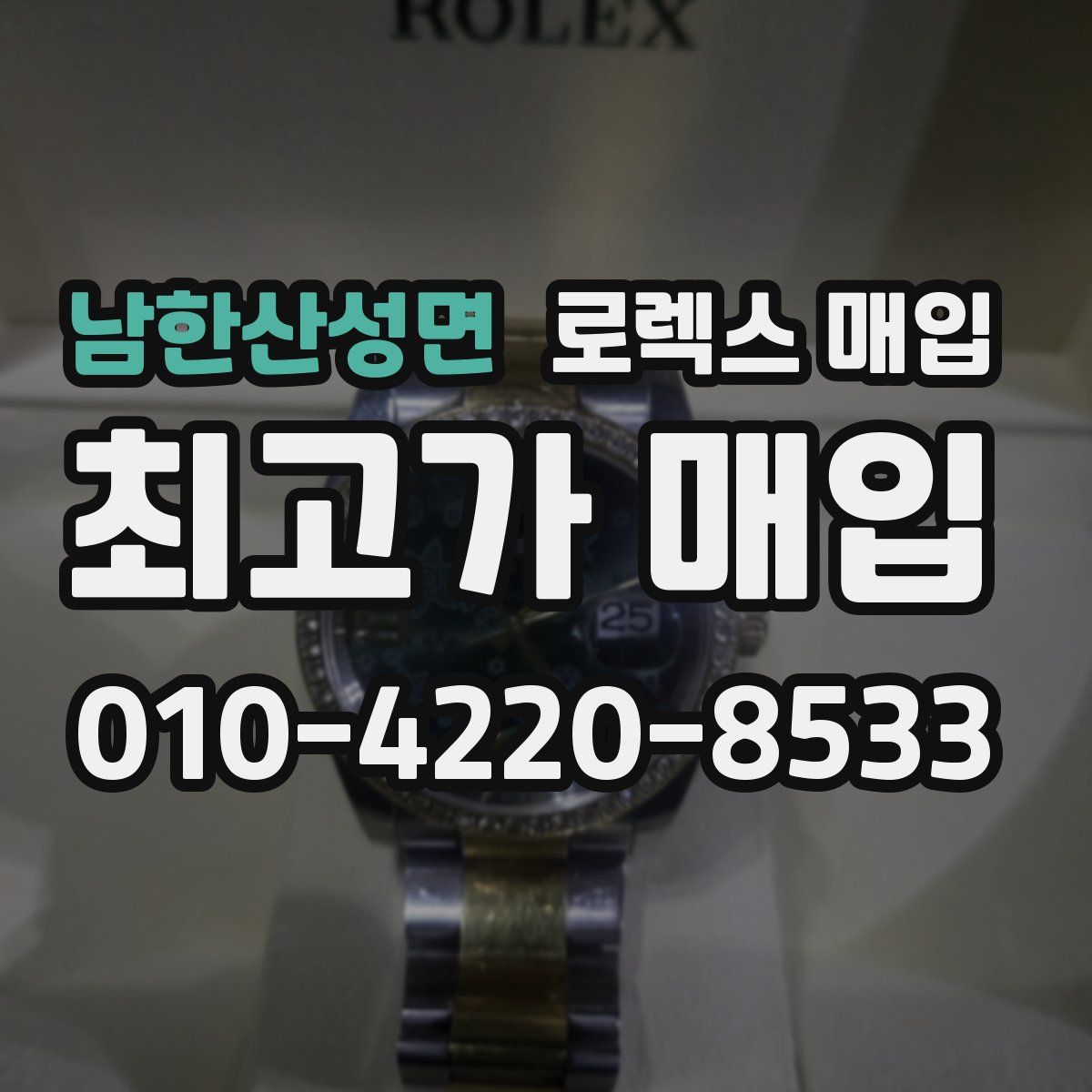 남한산성면 로렉스 매입