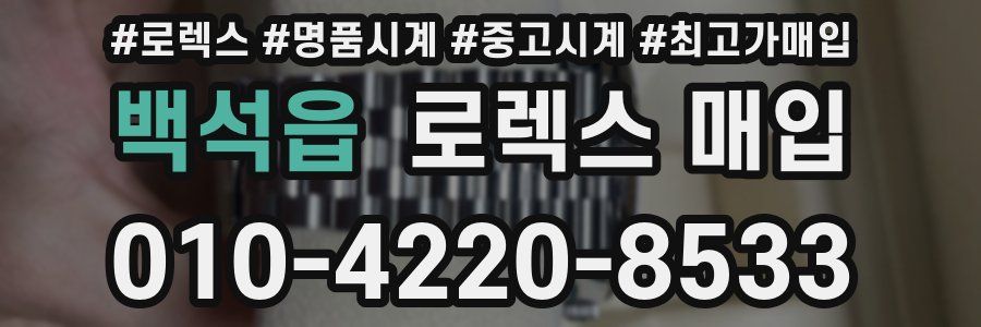 백석읍 로렉스 매입