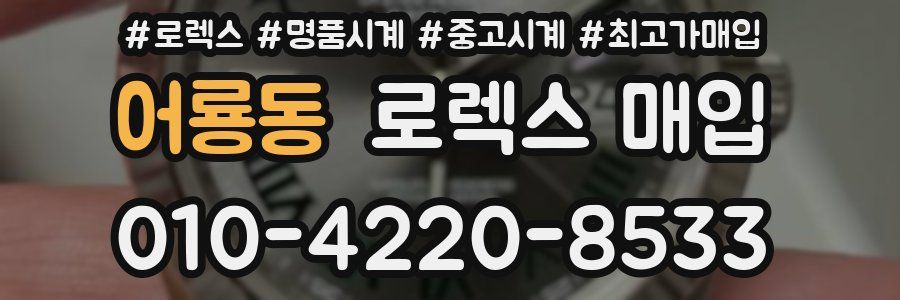 어룡동 로렉스 매입