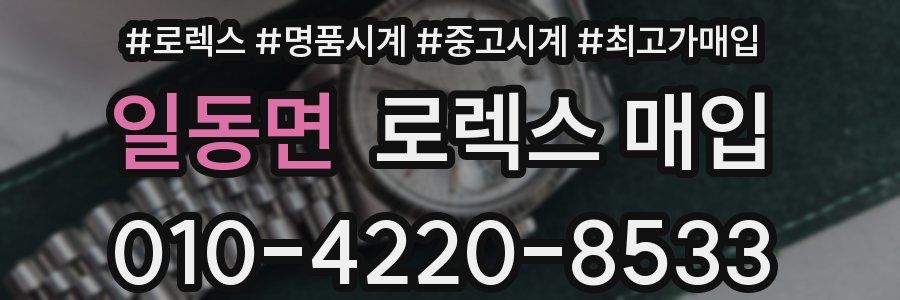 일동면 로렉스 매입