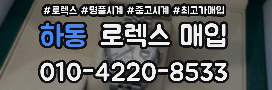 하동 로렉스 매입