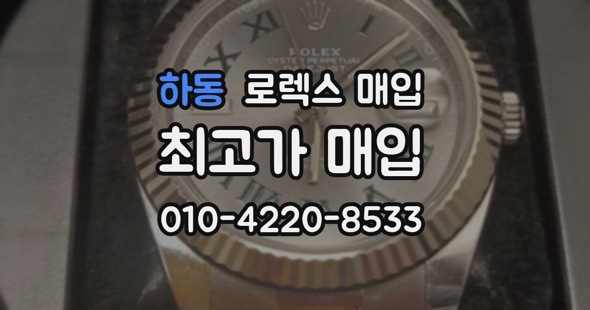 하동 로렉스 매입