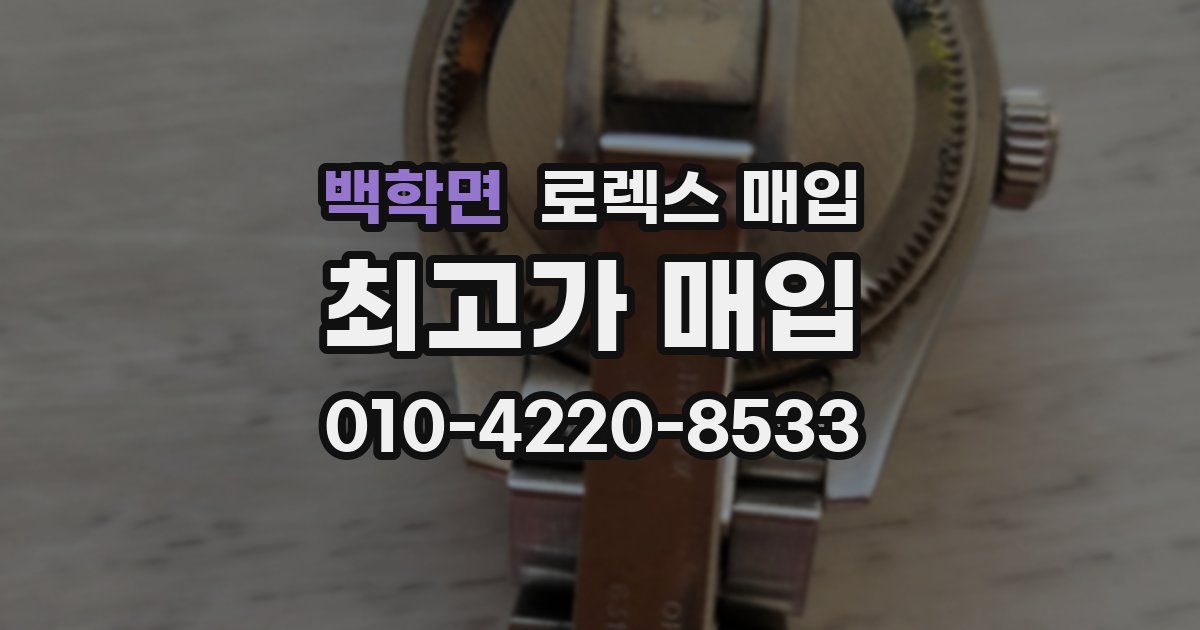 백학면 로렉스 매입