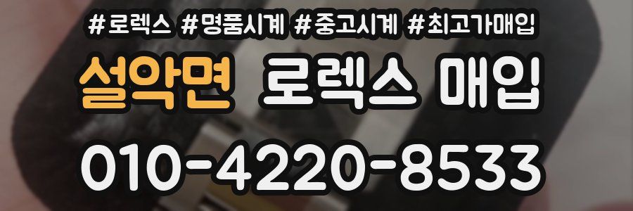 설악면 로렉스 매입