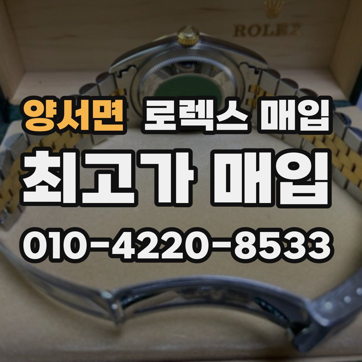 양서면 로렉스 매입