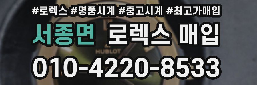 서종면 로렉스 매입
