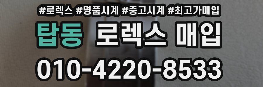 탑동 로렉스 매입