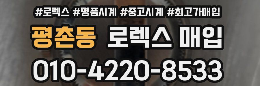 평촌동 로렉스 매입