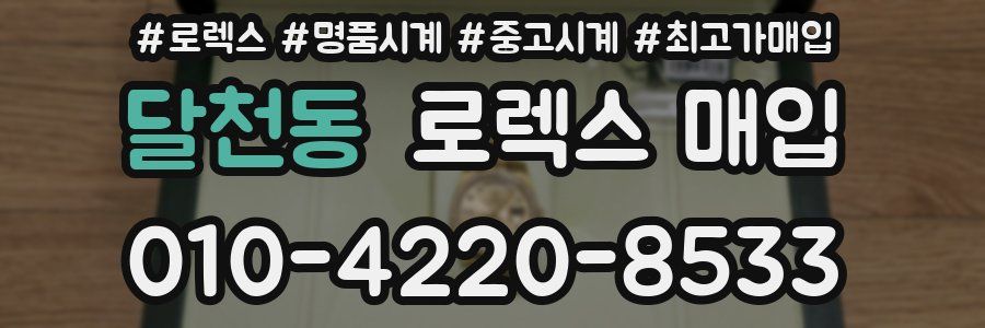 달천동 로렉스 매입