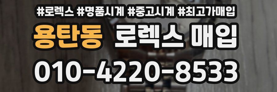 용탄동 로렉스 매입