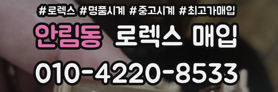 안림동 로렉스 매입