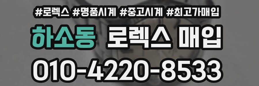 하소동 로렉스 매입