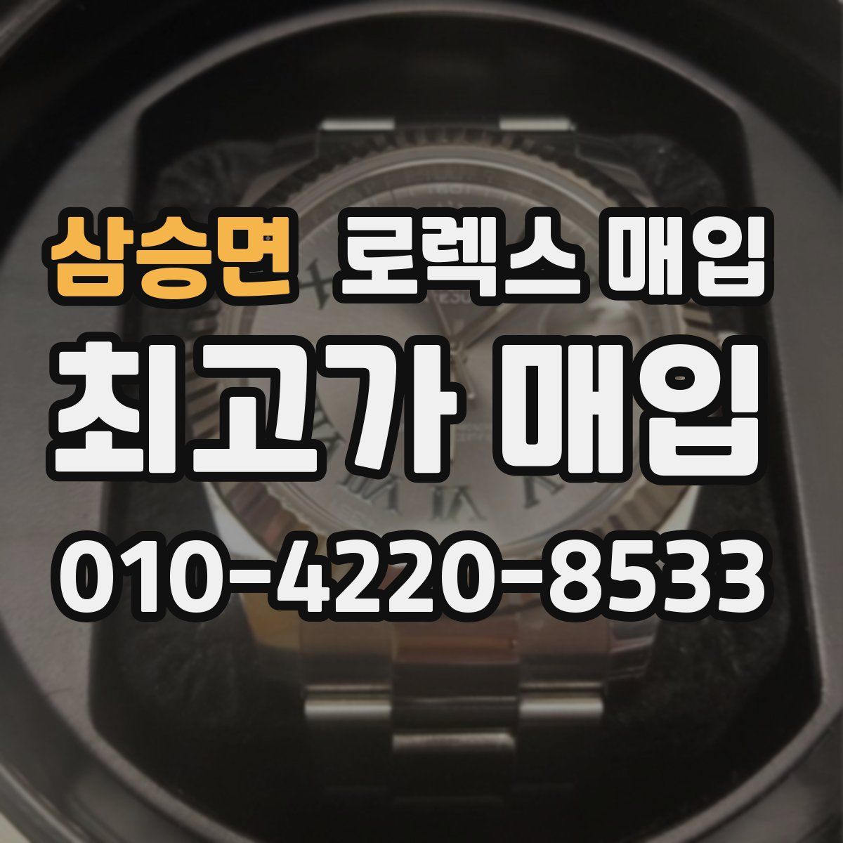 삼승면 로렉스 매입