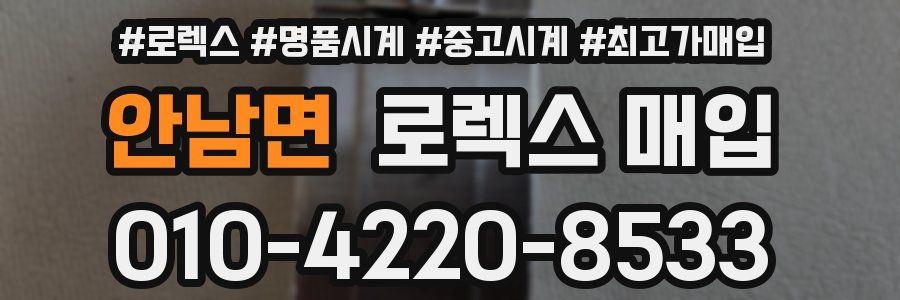 안남면 로렉스 매입