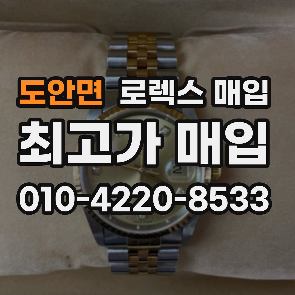 도안면 로렉스 매입