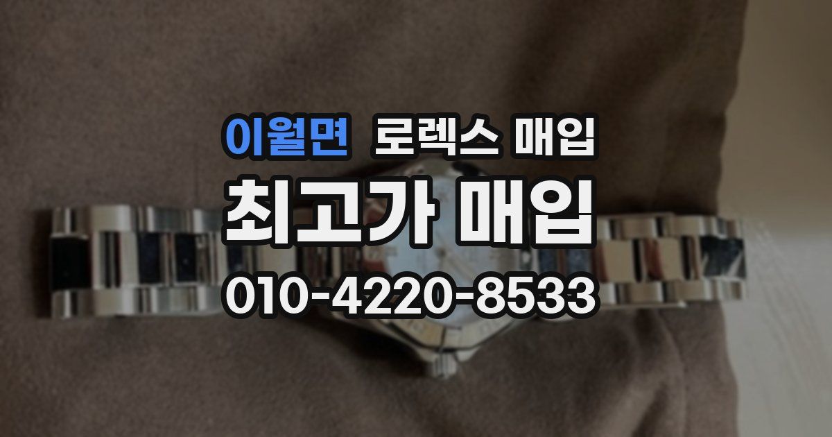 이월면 로렉스 매입