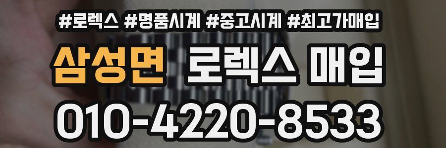 삼성면 로렉스 매입