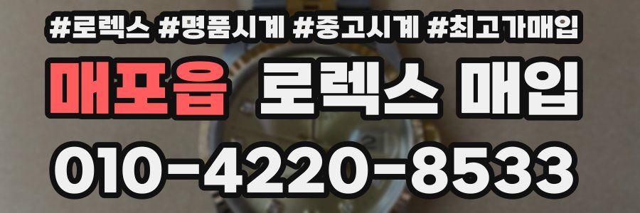 매포읍 로렉스 매입