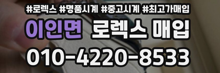 이인면 로렉스 매입