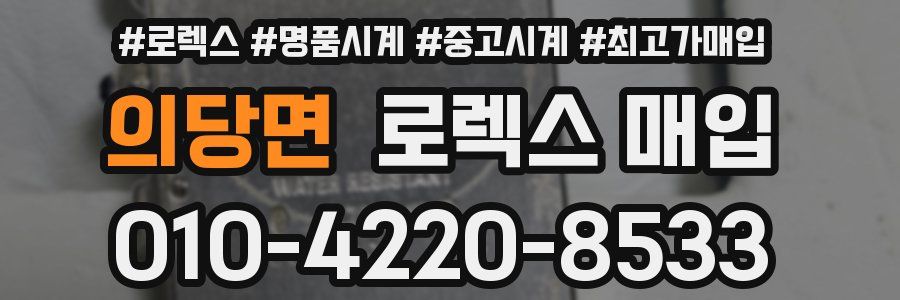 의당면 로렉스 매입