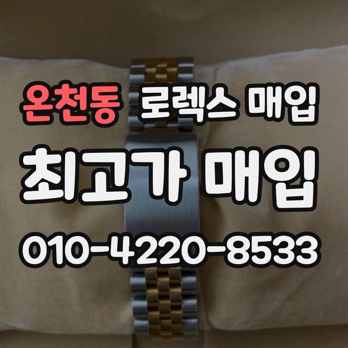 온천동 로렉스 매입 케이스 찍힘이 있을 때 감정 기준