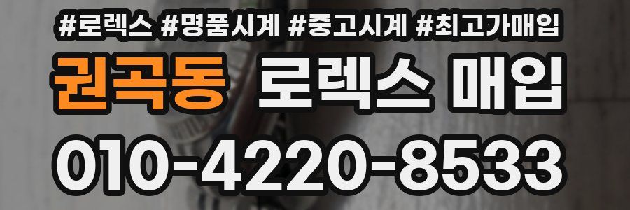 권곡동 로렉스 매입